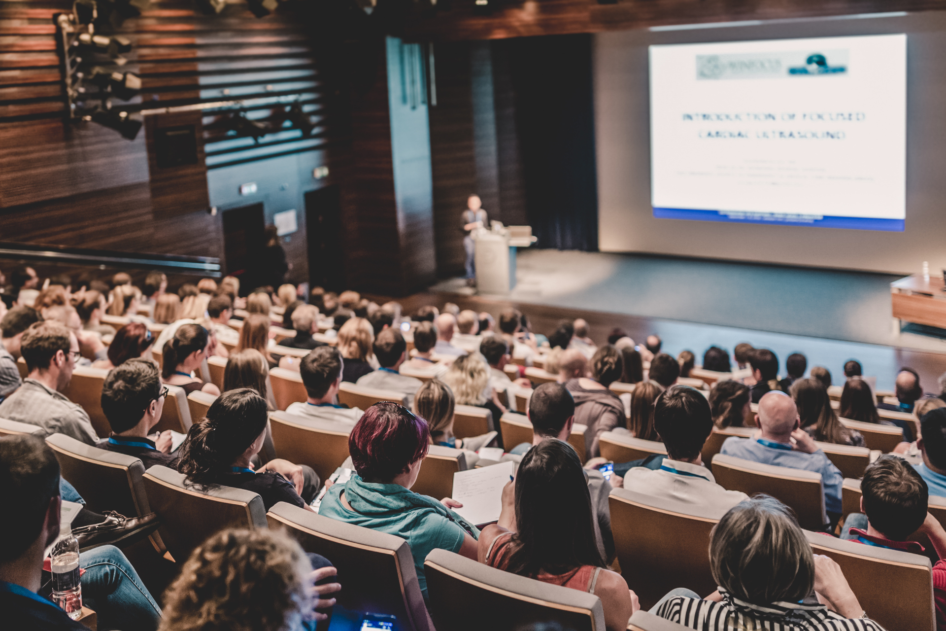 University lecture hall in Sweden